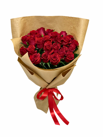 25 roses in paper