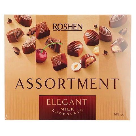 Candies Assortment milk chocolate, 154 g