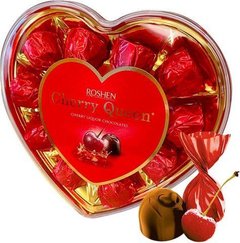 Roshen Cherry Queen Heart 122 г