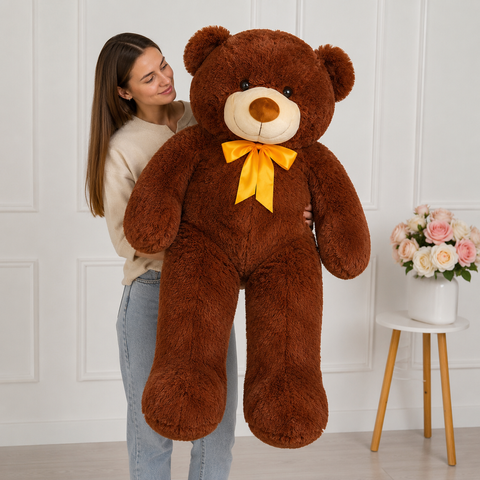 Коричневый мишка 120 см