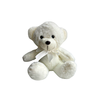 White teddy bear 20 cm